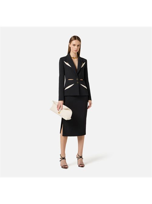 Jacket woman black ELISABETTA FRANCHI | GI19861E2/685